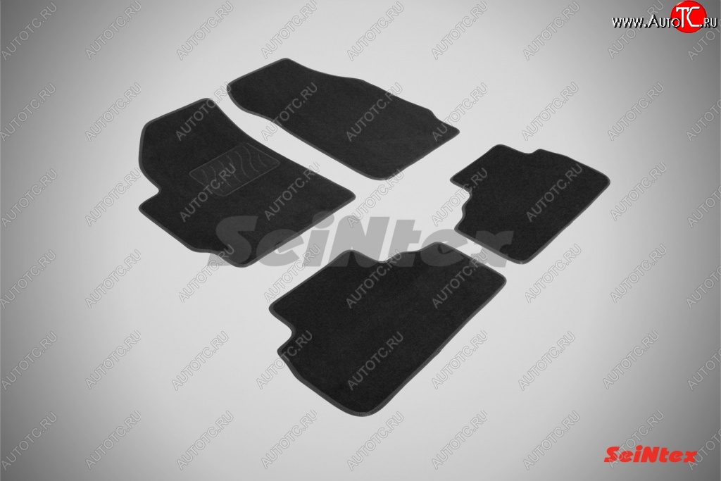 2 999 р. Износостойкие коврики в салон SeiNtex Premium LUX 4 шт. (ворсовые)  Ford Escape  2 (2008-2012)  с доставкой в г. Пермь