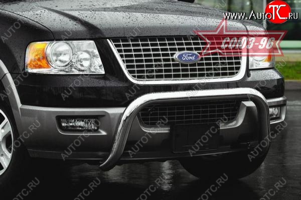 21 509 р. Защита переднего бампера Souz-96 (d76) Ford Expedition U222 (2002-2006)  с доставкой в г. Пермь