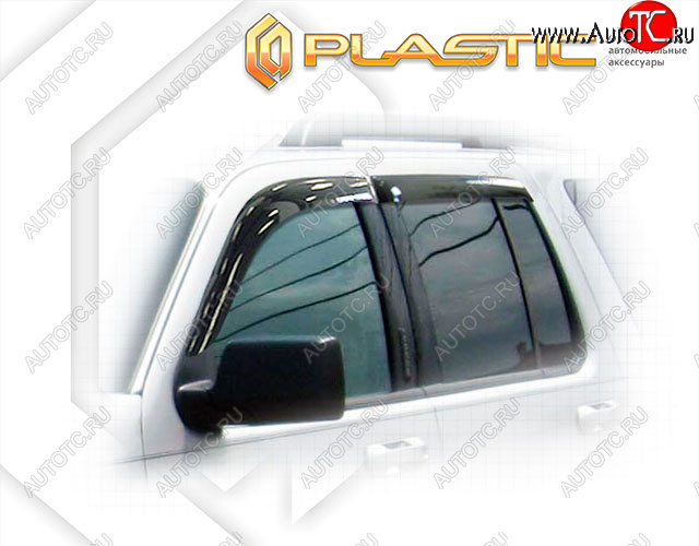 2 099 р. Дефлектора окон CA-Plastiс Ford Explorer U251 5 дв. (2006-2010) (Classic полупрозрачный, Без хром.молдинга)  с доставкой в г. Пермь