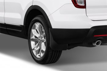 1 249 р. Брызговики задние Frosh Optimum Ford Explorer U502 дорестайлинг (2010-2016) (В пакете)  с доставкой в г. Пермь. Увеличить фотографию 2