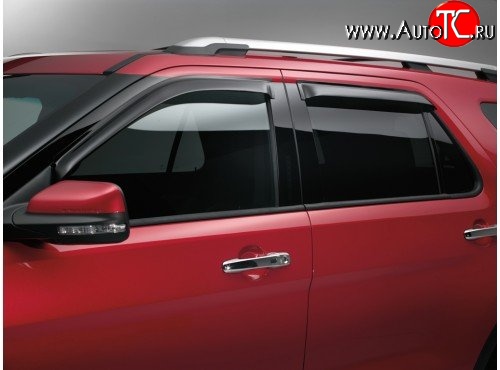 2 294 р. Дефлекторы окон (ветровики) Novline 4 шт Ford Explorer U251 5 дв. (2006-2010)  с доставкой в г. Пермь