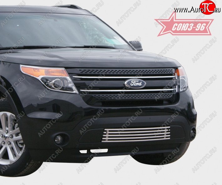 15 614 р. Декоративный элемент воздухозаборника Souz-96 (d16) Ford Explorer U502 дорестайлинг (2010-2016)  с доставкой в г. Пермь