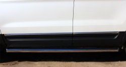 19 999 р. Защита порогов из круглой трубы диаметром 63 мм SLITKOFF Ford Explorer U502 дорестайлинг (2010-2016)  с доставкой в г. Пермь. Увеличить фотографию 2