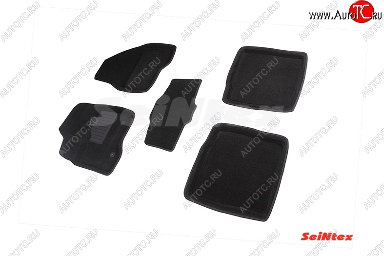 5 699 р. Комплект 3D ковриков в салон Seintex  Ford Explorer  U502 (2010-2016) дорестайлинг  с доставкой в г. Пермь