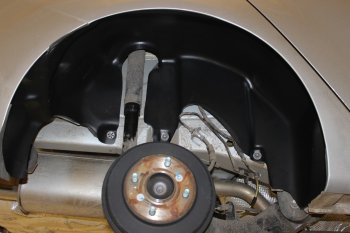 61 р. Левый подкрылок задний TOTEM Ford Fiesta 6 хэтчбэк 5 дв. рестайлинг (2012-2019)  с доставкой в г. Пермь. Увеличить фотографию 3