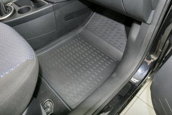 2 399 р. Комплект ковриков салона Element (полиуретан) Ford Fusion 1 хэтчбэк дорестайлинг (2002-2005)  с доставкой в г. Пермь. Увеличить фотографию 4
