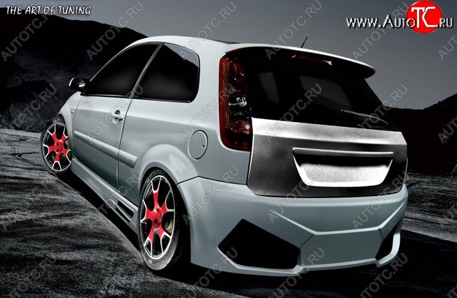 28 999 р. Задний бампер Golardo Ford Fiesta 5 хэтчбэк 5 дв. рестайлинг (2005-2008)  с доставкой в г. Пермь