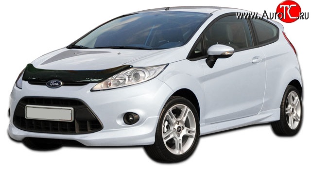 2 024 р. Дефлектор капота NovLine Ford Fiesta 6 хэтчбэк 3 дв. дорестайлинг (2008-2013)  с доставкой в г. Пермь