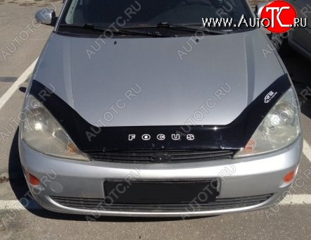 999 р. Дефлектор капота Russtal (длинный) Ford Focus 1 универсал дорестайлинг (1998-2002)  с доставкой в г. Пермь