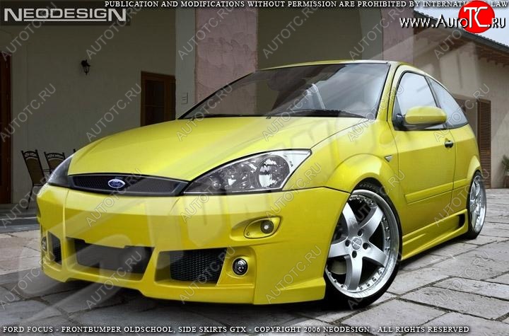28 999 р. Передний бампер EVO 3 Ford Focus 1 универсал дорестайлинг (1998-2002)  с доставкой в г. Пермь