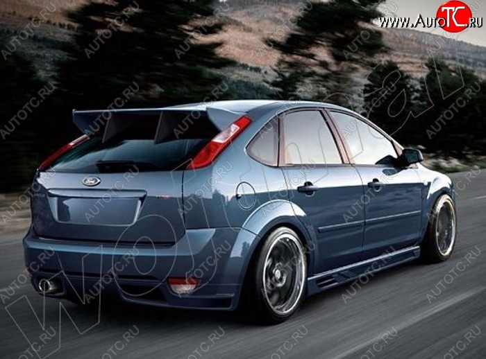25 899 р. Задний бампер EVO Ford Focus 2 хэтчбэк 3 дв. дорестайлинг (2004-2007)  с доставкой в г. Пермь