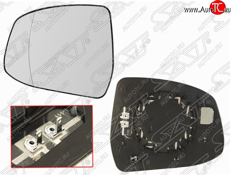 529 р. Полотно зеркала SAT (асферическое, с обогревом) Ford Focus 3 универсал рестайлинг (2014-2019)  с доставкой в г. Пермь
