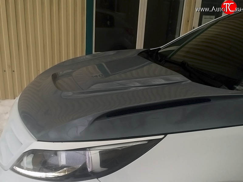 21 499 р. Пластиковый капот Exclusive Ford Focus 2 хэтчбэк 3 дв. рестайлинг (2007-2011) (Неокрашенный)  с доставкой в г. Пермь