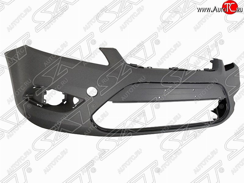 3 599 р. Передний бампер SAT Ford Focus 2 седан рестайлинг (2007-2011) (Неокрашенный)  с доставкой в г. Пермь