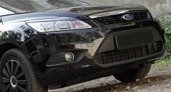 1 139 р. Реснички на фары RA Ford Focus 2 хэтчбэк 3 дв. рестайлинг (2007-2011) (Неокрашенные)  с доставкой в г. Пермь. Увеличить фотографию 3