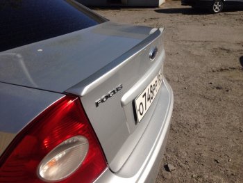 3 399 р. Лип спойлер АВТОКРАТ  Ford Focus  2 (2004-2011)  седан дорестайлинг, седан рестайлинг (Неокрашенный)  с доставкой в г. Пермь. Увеличить фотографию 4
