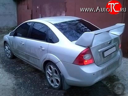 6 549 р. Спойлер EVO Design Ford Focus 2  седан дорестайлинг (2004-2008) (Неокрашенный)  с доставкой в г. Пермь