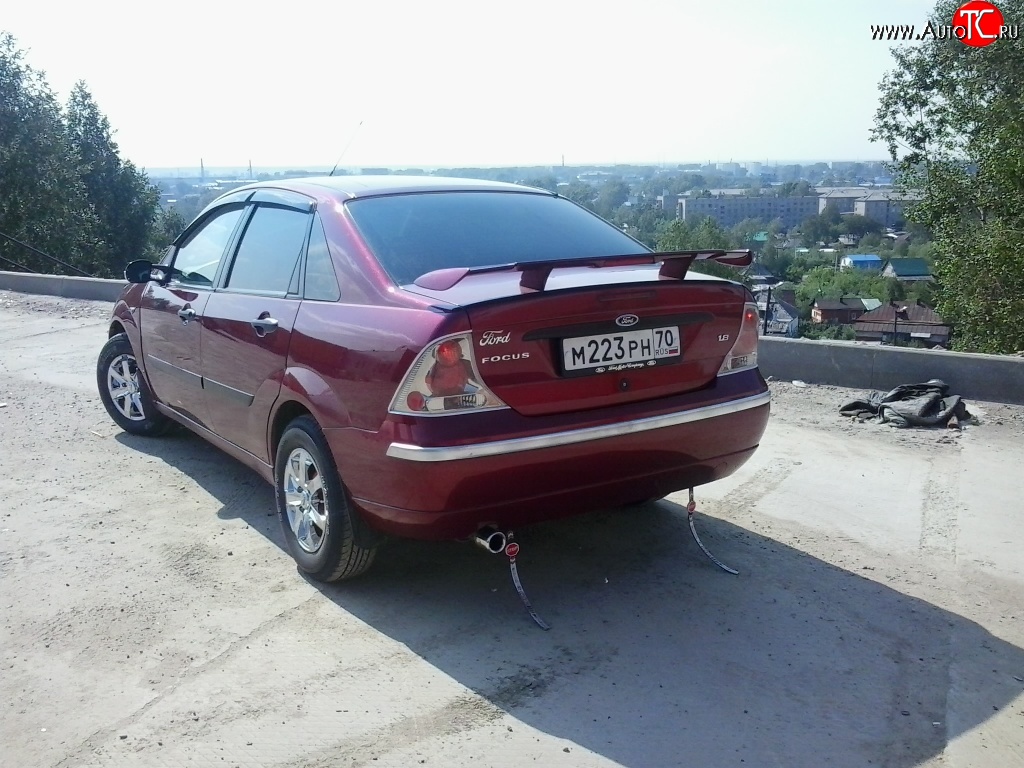 3 099 р. Низкий универсальный спойлер Кураж Hyundai I40 1 VF дорестайлинг седан (2011-2015) (Без места под стоп сигнал, Неокрашенный)  с доставкой в г. Пермь
