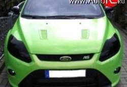 1 484 р. Темная защита передних фар NovLine Ford Focus 2 седан рестайлинг (2007-2011)  с доставкой в г. Пермь. Увеличить фотографию 2