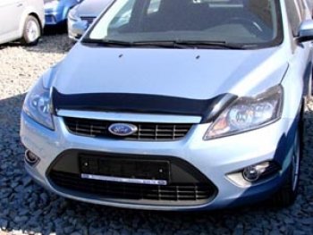 4 599 р. Дефлектор капота NovLine Ford Focus 2 седан рестайлинг (2007-2011)  с доставкой в г. Пермь. Увеличить фотографию 3