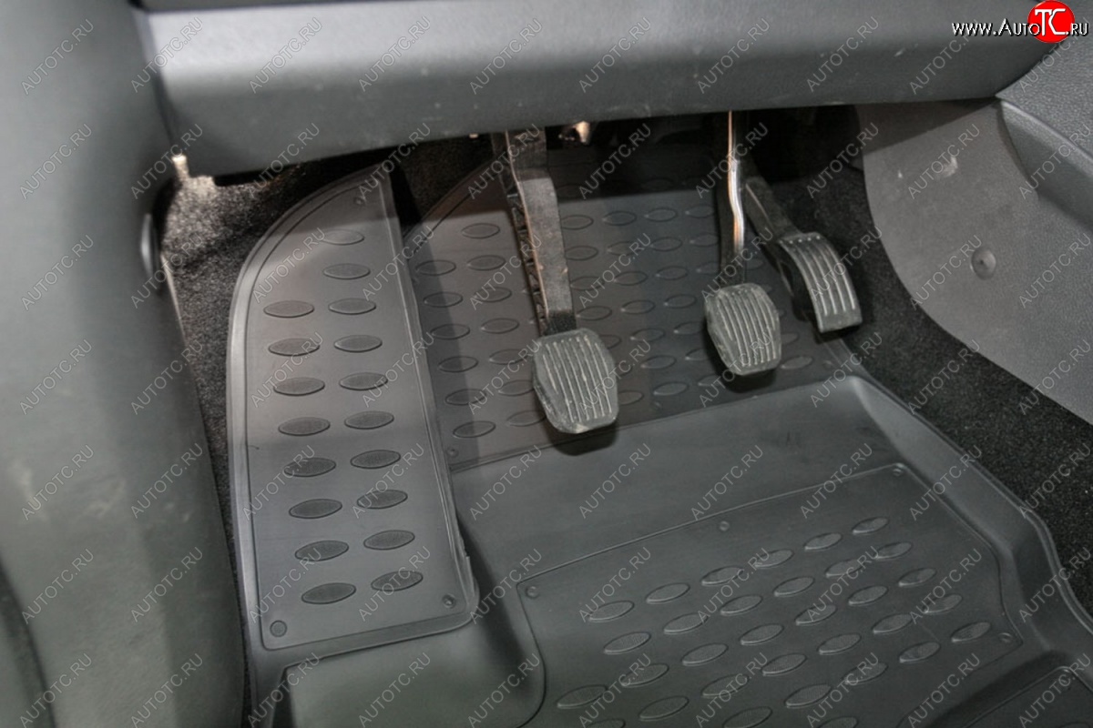 2 199 р. Коврики в салон (полиуретан) Element Ford Focus 2 седан рестайлинг (2007-2011)  с доставкой в г. Пермь
