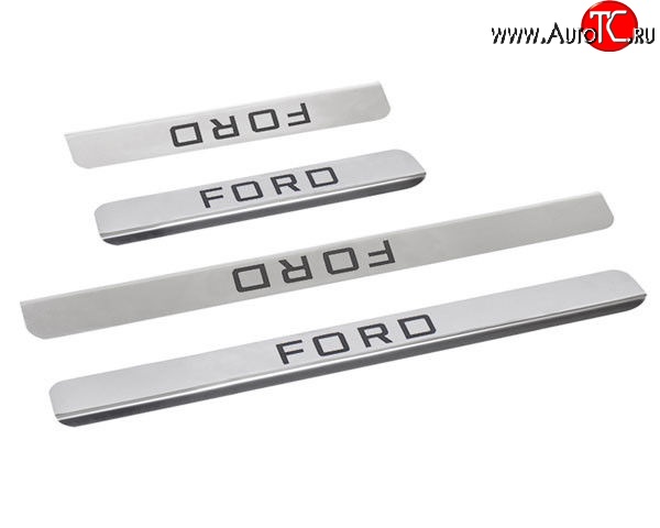 699 р. Накладки на порожки автомобиля M-VRS (нанесение надписи методом окраски) Ford Focus 3 универсал рестайлинг (2014-2019)  с доставкой в г. Пермь