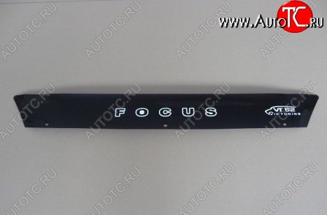 999 р. Дефлектор капота Russtal (короткий) Ford Focus 2 универсал дорестайлинг (2004-2008)  с доставкой в г. Пермь