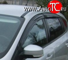 2 199 р. Комплект дефлекторов окон (ветровиков) 4 шт. Novline (литьевой поликарбонат) Ford Focus 2 хэтчбэк 5 дв. дорестайлинг (2004-2008)  с доставкой в г. Пермь