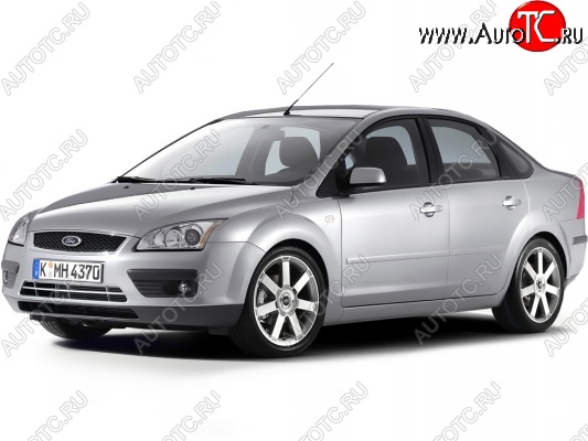 3 199 р. Бампер передний Стандартный Ford Focus 2 хэтчбэк 3 дв. дорестайлинг (2004-2007) (Неокрашенный)  с доставкой в г. Пермь