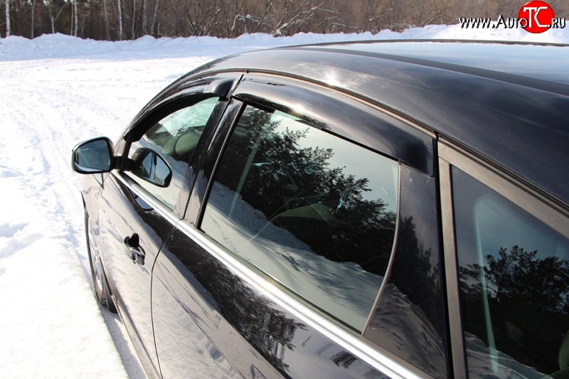 3 479 р. Дефлекторы окон (ветровики) Novline 4 шт. Ford Focus 3 универсал дорестайлинг (2010-2015)  с доставкой в г. Пермь