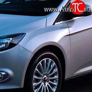 5 599 р. Переднее левое крыло Стандартное Ford Focus 3 универсал дорестайлинг (2010-2015) (Окрашенное)  с доставкой в г. Пермь