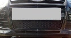 1 749 р. Сетка на бампер Russtal (черная) Ford Focus 3 седан дорестайлинг (2011-2015)  с доставкой в г. Пермь. Увеличить фотографию 2