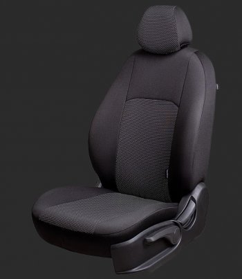 Чехлы для сидений Lord Autofashion Дублин (жаккард, Trend, спинка и сиденье 60/40 без подлокотника, 3 Г-образных подголовника) Ford Focus 3 хэтчбэк рестайлинг (2014-2019)