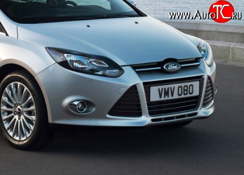 3 899 р. Передний бампер Стандартный Ford Focus 3 седан дорестайлинг (2011-2015) (Окрашенный)  с доставкой в г. Пермь