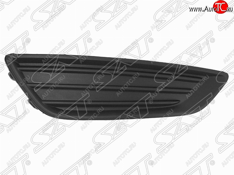 299 р. Правая Заглушка в бампер под ПТФ SAT Ford Focus 3 седан рестайлинг (2014-2019)  с доставкой в г. Пермь