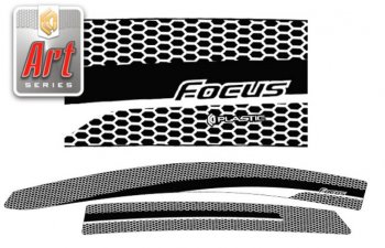 Дефлектора окон CA-Plastic Ford Focus  3 (2010-2015) хэтчбэк дорестайлинг