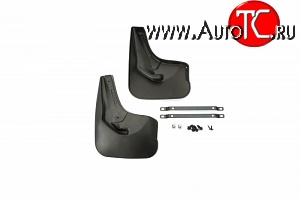 2 379 р. Брызговики задние Autofamily. (рестайлинг)  Ford Focus  3 (2010-2015) хэтчбэк дорестайлинг  с доставкой в г. Пермь