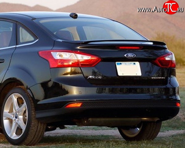 3 799 р. Спойлер M-VRS Ford Focus 3 седан дорестайлинг (2011-2015) (Неокрашенный)  с доставкой в г. Пермь