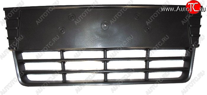 839 р. Решетка в бампер SAT (центральная) Ford Focus 3 универсал дорестайлинг (2010-2015) (Черная)  с доставкой в г. Пермь