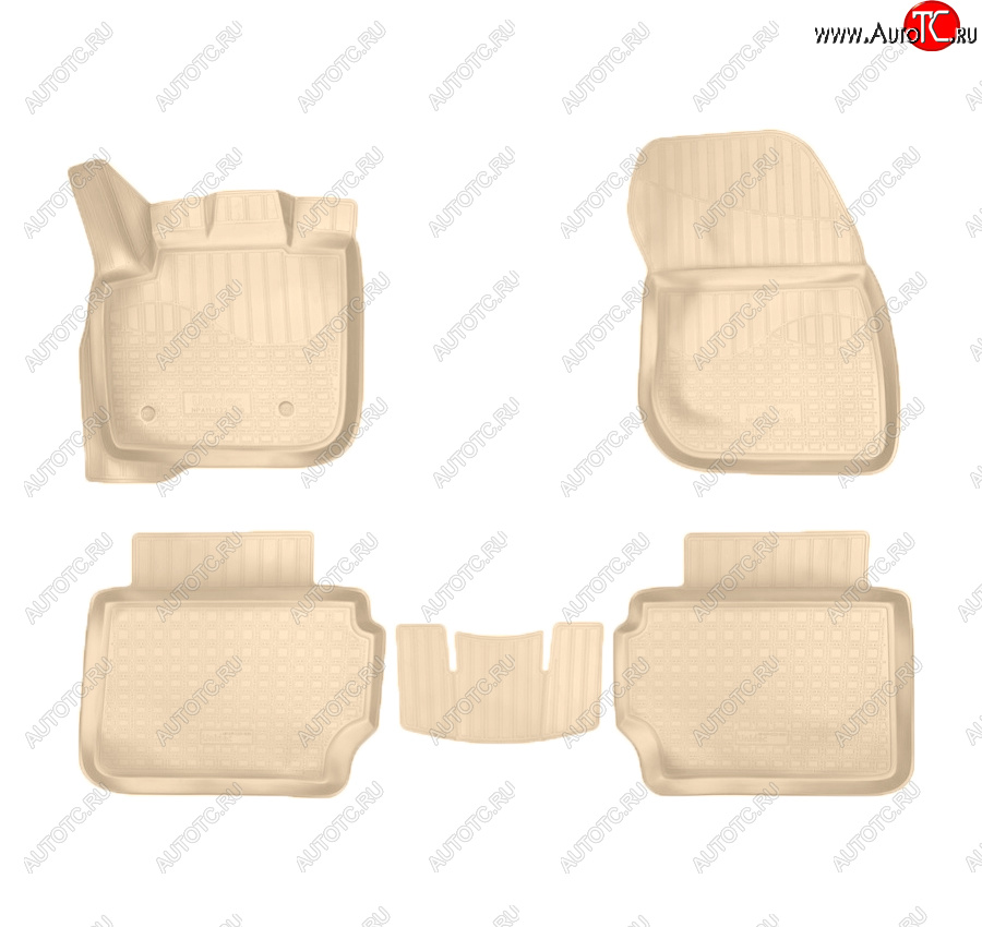 3 289 р. Коврики салона Norplast Unidec  Ford Fusion ( 2) - Mondeo ( MK5 CD391,  MK5,CD391) (Цвет: бежевый)  с доставкой в г. Пермь