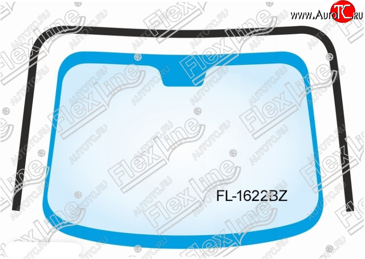 1 599 р. Молдинг лобового стекла FlexLine Ford Fusion 1 хэтчбэк дорестайлинг (2002-2005)  с доставкой в г. Пермь