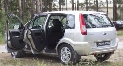3 399 р. Накладки порогов в дверной проем на RA Ford Fusion 1 хэтчбэк дорестайлинг (2002-2005) (Передние + задние)  с доставкой в г. Пермь. Увеличить фотографию 2