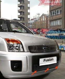 Декоративный элемент воздухозаборника Souz-96 (d10) Ford Fusion  1 (2005-2012)  рестайлинг, хэтчбэк
