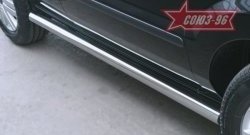 Защита порогов Souz-96 (d60) Ford Fusion  1 (2002-2012) хэтчбэк дорестайлинг,  рестайлинг, хэтчбэк