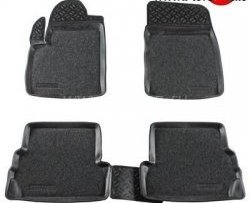 Комплект ковриков в салон Aileron 4 шт. (полиуретан, покрытие Soft) Ford Fusion  1 (2002-2012) хэтчбэк дорестайлинг,  рестайлинг, хэтчбэк