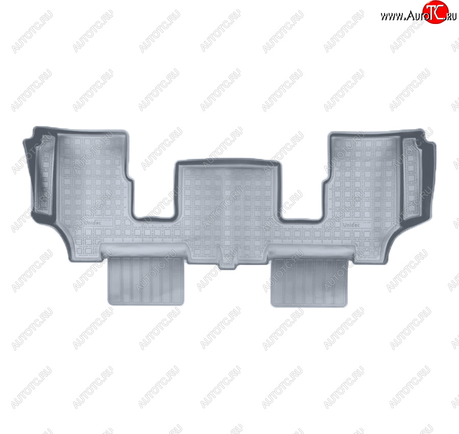 1 339 р. Коврики салона Norplast Unidec (3 ряд)  Ford Galaxy  CK,CD390 (2014-2019) дорестайлинг (Цвет: серый)  с доставкой в г. Пермь