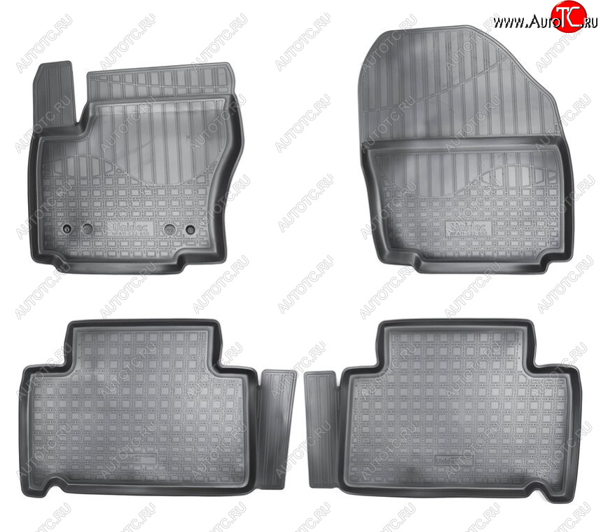 2 269 р. Комплект салонных ковриков Norplast Unidec Ford Galaxy 2 дорестайлинг (2006-2010) (Цвет: черный)  с доставкой в г. Пермь