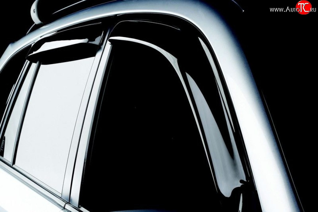 2 114 р. Дефлекторы окон (ветровики) Novline 4 шт Ford Galaxy 2 дорестайлинг (2006-2010)  с доставкой в г. Пермь