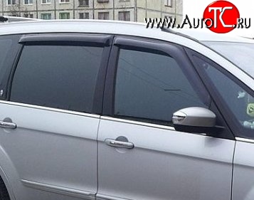 999 р. Комплект дефлекторов окон (ветровиков) 4 шт. Russtal Ford Galaxy 2 дорестайлинг (2006-2010)  с доставкой в г. Пермь