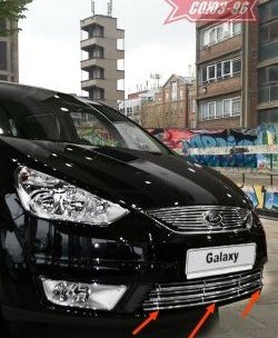 Декоративный элемент воздухозаборника Souz-96 (d10) Ford Galaxy  2 (2006-2015) дорестайлинг, рестайлинг